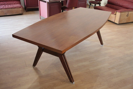 Tavolo tolomeo di ico parisi e ennio fazioli scrivania direzionale modello in legno mid century moderno italia 1958